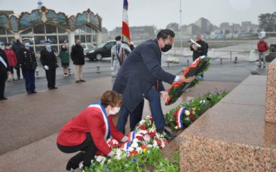 Courseulles-sur-Mer célèbre le cinquantième anniversaire  du décès du Général