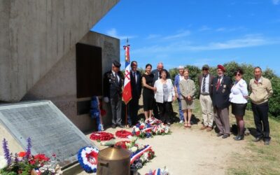 Fidélité Gaulliste Normandie associée au 80e anniversaire de l’opération Biting au Mémorial de Bruneval