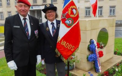 Cérémonie du 18 juin 2024 à la stèle de Fidélité Gaulliste à Caen